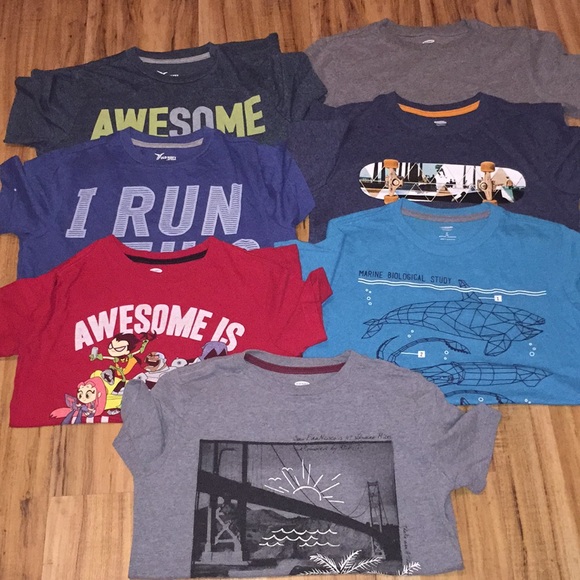 Old Navy Other - Boys size Medium (8) Old Navy t-shirt bundle of 7